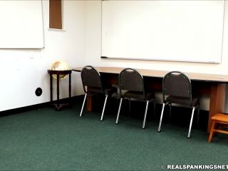 femdom bondage sex Real Spankings Institute – Kiki’s Classroom Behavior is Addressed by the Dean (Part 1), hand spanking on fetish porn-0