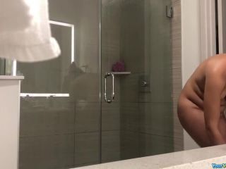Asian chick spied showering International-7
