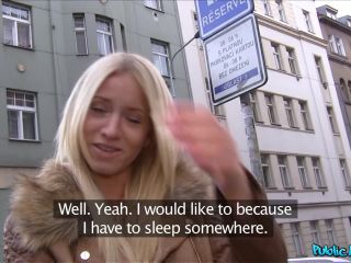 Public - Blonde Lost In Prague Finds Herself Sucking On Stranger's Coc ...-0