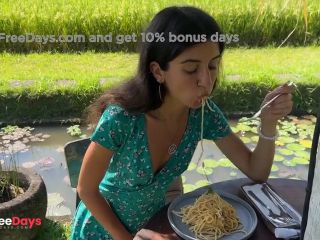 [GetFreeDays.com] Cumwalk in Public Cafe Eating Pasta Carbonara with Sperm on Face Adult Clip February 2023-6