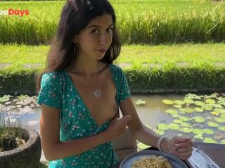 [GetFreeDays.com] Cumwalk in Public Cafe Eating Pasta Carbonara with Sperm on Face Adult Clip February 2023-9