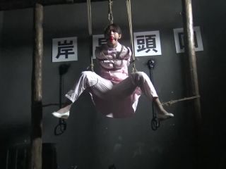 rope bondage shibari ballgag blindfold nurse cage-9