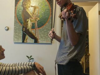 Trying To Practice Violin 1080p-1