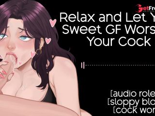 [GetFreeDays.com] Relax and Let Your Sweet Gf Worship Your Cock  F4M  ASMR Girlfriend  Sloppy Deepthroat  Sex Leak January 2023-6