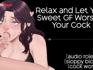 [GetFreeDays.com] Relax and Let Your Sweet Gf Worship Your Cock  F4M  ASMR Girlfriend  Sloppy Deepthroat  Sex Leak January 2023-9