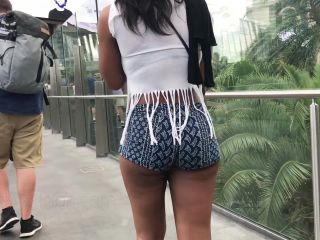 CandidCreeps 813 Indian Girl Booty Shorts Cotton Soffe Jiggle-1