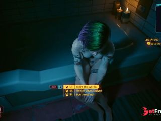 [GetFreeDays.com] Cyberpunk 2077 Judy Sex Scene - Pyramid Song Sex Scene 18 Porn Game Play Adult Film November 2022-0