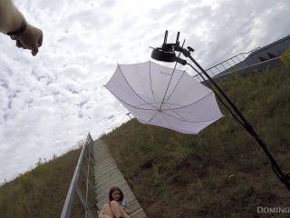 Sanija - Poses Nude On Stairs - Gopro Backstage-4