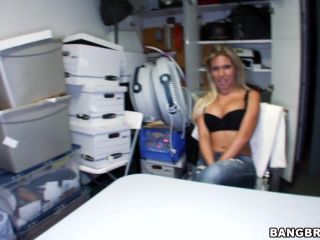 Aubrey Addams, Amateur Blonde Fucked Hardcore In The Back-room!-2