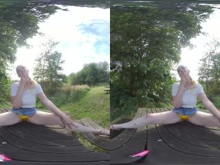 free porn clip 43 [VRSmokers] Aloralux – Smoking Bench; Amateur Outdoor Flashing her Tits (Oculus Go) - 3d - reality ankle fetish-5
