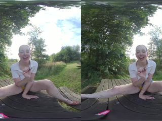 free porn clip 43 [VRSmokers] Aloralux – Smoking Bench; Amateur Outdoor Flashing her Tits (Oculus Go) - 3d - reality ankle fetish-9