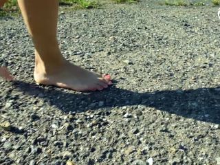 xxx video clip 11 Czech Soles - Dirty bare feet in nature, POV, classy femdom on pov -8