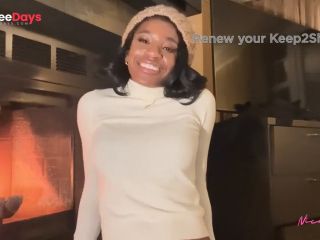 [GetFreeDays.com] Black babe Nicole Kitt masturbates and squirts in front of the fireplace during horny ski weekend Sex Stream July 2023-1