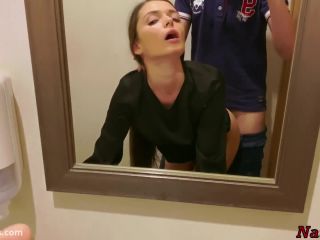  creampie | Chaturbate Webcams Video presents Girl Natalissa - Huge Oral Creampie In Restaurant Toilet | creampie-0