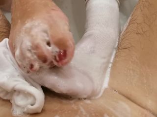 video 16 Soapy Sockjob In The Tub Footjob – Oksifootjob on hardcore porn best hardcore porn movies-7