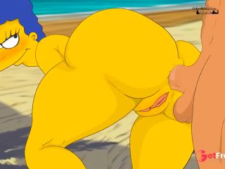 [GetFreeDays.com] Marge sucked cock on the beach  The Simpsons New Animation Dsanimation HENTAI  Porn Leak March 2023-3