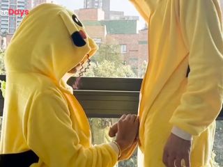 [GetFreeDays.com] pikachu pokemon cosplay with handjob and blowjob by amateur big ass latina milf Sex Video March 2023-3