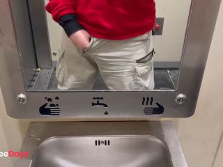 [GetFreeDays.com] Risky wank in public toilet, thick cumshot. Adult Film June 2023-1