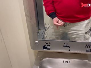 [GetFreeDays.com] Risky wank in public toilet, thick cumshot. Adult Film June 2023-8