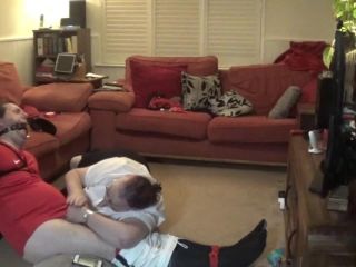online xxx video 45 femdom tied handjob feet porn | Footballer tightly bound gagged and tortured by femdom | man tied up woman-6
