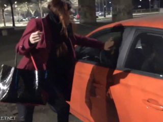 Boot worship in the parking - LadyScarlet (FullHD 2024) New Porn-1