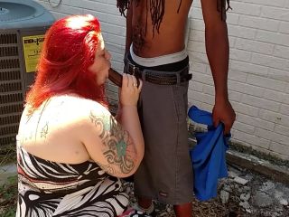 BBW Redhead Screws Negro On Air Conditioner - amateur - cuckold porn eva angelina femdom-2