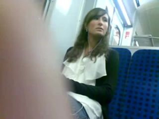 Mesmerized by a woman on the train-5