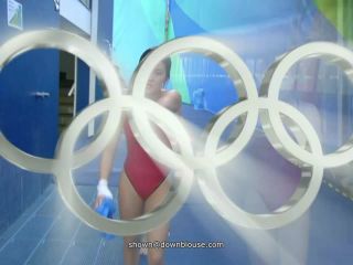 Rio 2016 diving final 10 mm nipple slip out of  swimsuit-7