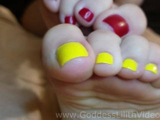 Pt 2Goddess Lilith - POV Foot Worship In Gold Bikini-7