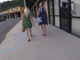 porn clip 3 Sandal Lover, nylon fetish on public -0