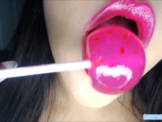 online clip 38 GODDESS L FEMME FATALE - Sticky Lollipop Tease | humiliation | femdom porn big tits 69-4