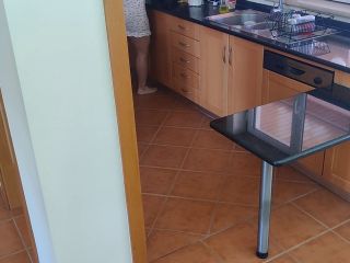 Step Mother Cleaning The Dishes Machine Receives Internal Ejaculation 1080p-0