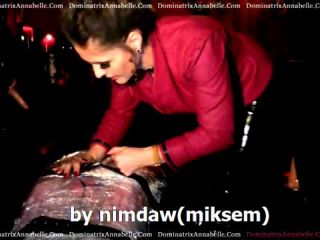 kim kardashian femdom handjob | Video online DominatrixAnnabelle – Cling Filmed and Candle Waxed! | milking-0