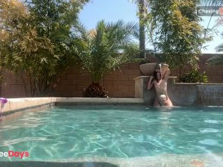 [GetFreeDays.com] He Pulled My Bikini Off- We Got Naughty on the Pool Float and I Squirted Getting Fucked in the Pool Adult Video July 2023-8