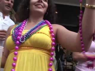 Sabrina Experiences A Naked Street Party GroupSex!-5