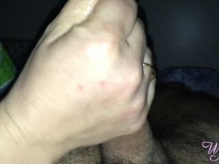 Can't Resist Stroking When He Is Hard Slow Motion Rep Handjob Wifex-5