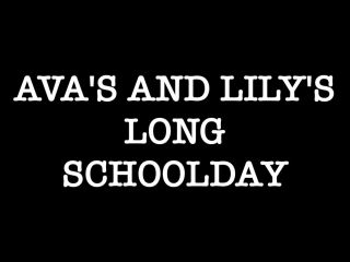 online porn clip 20 Avas and Lilys Long Schoolday Pt 1 on femdom porn online femdom-0