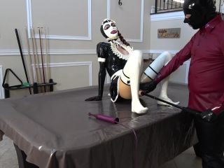Dildostick Pool Play With The Latex Frenchmaid - KinkyRubberWorld (FullHD 2024) New Porn-7