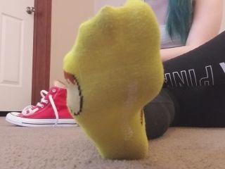 free porn clip 43 Frosty Princess - So Stinky After Workout - socks fetish - pov ebony fetish porn-6