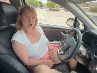 Masturbating While Driving, Topless,  And Flashing Shopping-6