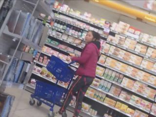 Sporty asian girl spotted in supermarket-8