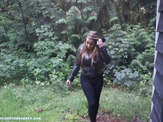 adult xxx video 9 Goddess Amber - Smoking in the Woods - worship - high heels porn big ass milf bbc-8