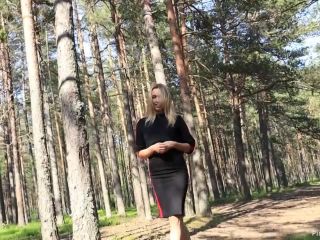 LuxuryGirl – Young Blonde with Tits Sucked Cock from a Boy Scout in the Woods - HD - [Webcam]-0