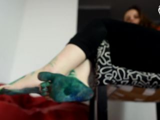 online adult video 42 Foot and soles painting and soleprints (foot tease, sexy feet, young fe! FEET PORN - , femdom slave humiliation on czech porn -5