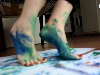 online adult video 42 Foot and soles painting and soleprints (foot tease, sexy feet, young fe! FEET PORN - , femdom slave humiliation on czech porn -9