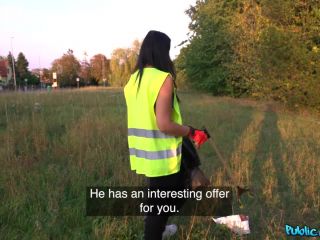 Litter Picker Fucked In The Woods Blowjob!-0