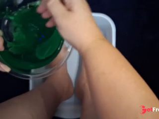 [GetFreeDays.com] My Bare Feet in Green Jello Food Foot Fun Porn Stream January 2023-0