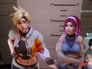 [GetFreeDays.com] Overwatch DVA and Tracer get caught by the police Sex Leak May 2023-1