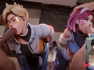 [GetFreeDays.com] Overwatch DVA and Tracer get caught by the police Sex Leak May 2023-5