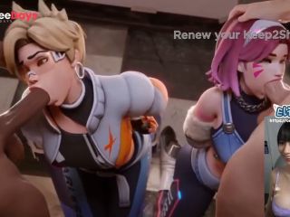 [GetFreeDays.com] Overwatch DVA and Tracer get caught by the police Sex Leak May 2023-6